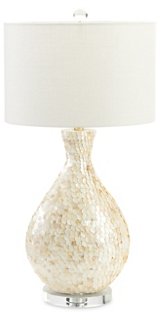 mother of pearl table lamp