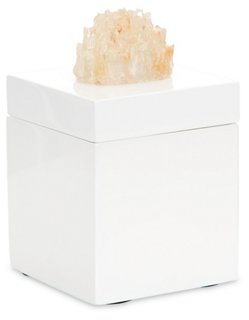 Roxbury Crystal Box - White/Yellow