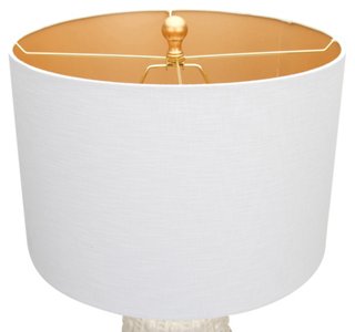 Couture - Melrose Table Lamp, Off-White/Gold | One Kings Lane