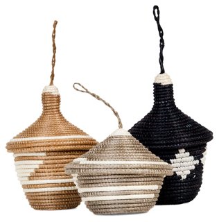 Asst. of 3 Basket Ornaments - Brown Sugar - All Across Africa