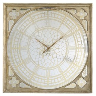 Inset Circular Clock