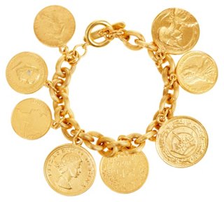 Gold Coin Bracelet