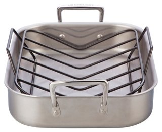 Stainless Steel Roasting Pan Set - Le Creuset