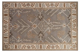 Malcolm Rug, Gray/Ivory