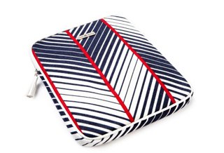 iPad Case, Navy Chevron