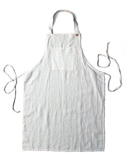 Washed Apron, Pearl