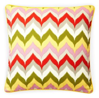Jiti Zig Zag Outdoor Pillow, Sage