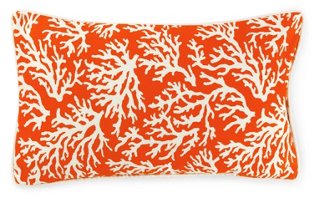 Coral 12x20 Outdoor Pillow, Orange