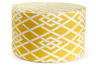 Jiti Point Outdoor Pouf, Yellow