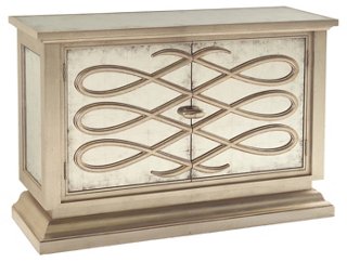 Vantage Églomisé Two-Door Cabinet - John-Richard