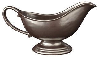 10 Oz Stoneware Sauce Boat - Pewter - Juliska