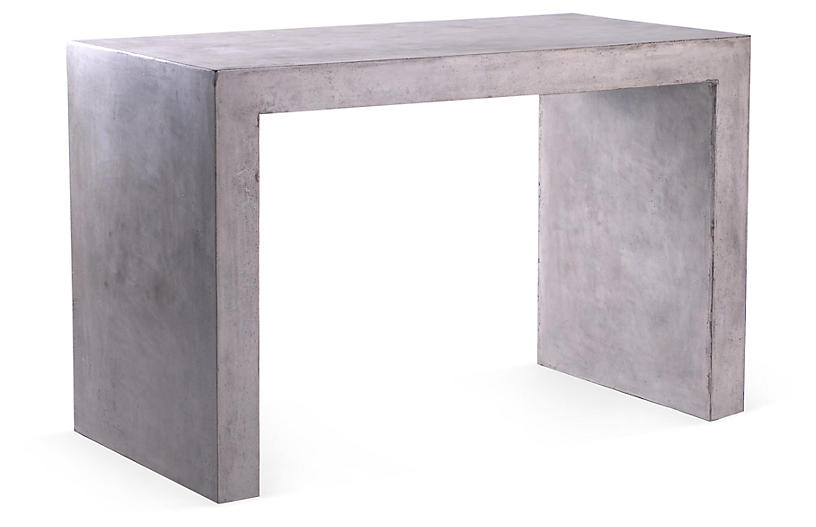 Sotto Desk - Gray Concrete