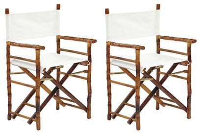 Tortoise Farr Director S Chairs Pair Dining Chair Sets