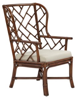Francis Wingback Chair - Cocoa