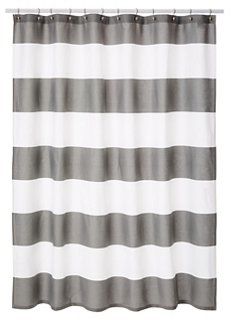 Hampton Shower Curtain - Gray - Kassatex