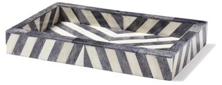 Bristol Soap Dish - Gray/White - Kassatex