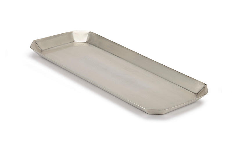 Nomad Tray - Antiqued Silver - Kassatex