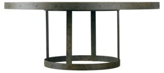 Grant Round Iron Dining Table - Lillian August