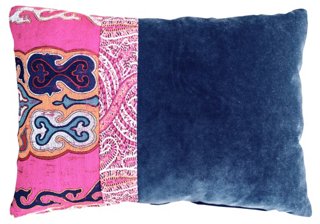 Nadine 14x20 Pillow - Blue - Kim Salmela