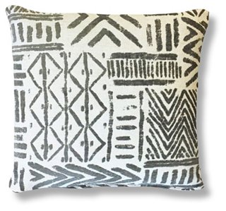 Bissau 20x20 Pillow - Gray - Kim Salmela