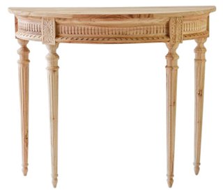 Camille Demilune Console, Natural