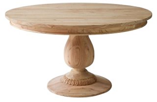 Charlotte Round Dining Table, Natural