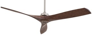 Aire Aviation Ceiling Fan Nickel Maple Stain