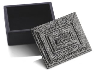 Mini Gotham Jewelry Box - Gray - Michael Aram