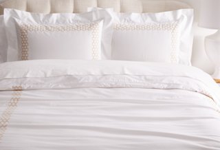Matouk Cleo Duvet Set Champagne One Kings Lane