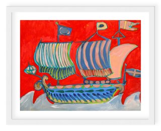 Lulu DK, Voyage II Framed Print