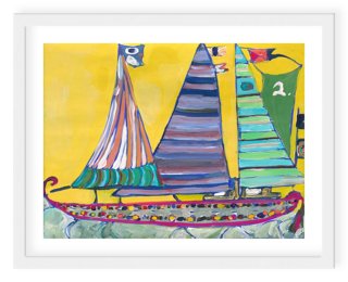Lulu DK, Voyage IV Framed Print
