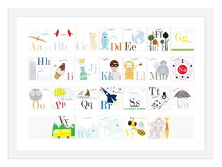 ModernPOP - Alphabet Print - Mini Art