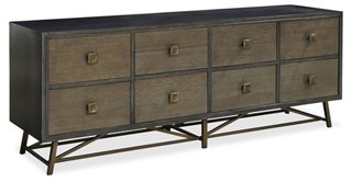 Finley Entertainment Console - Gray