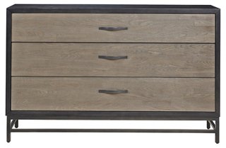 Spencer 3 Drawer Dresser Gunmetal One Kings Lane