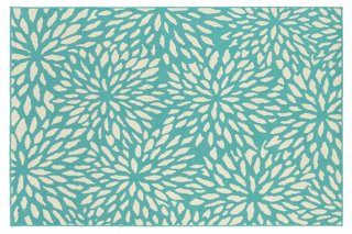 Henderson Outdoor Rug - Blue/Ivory