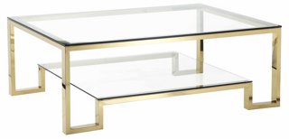 Laurence Coffee Table, Gold