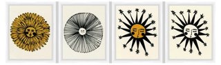 Send Me Sun! Set of 4 - As Collective Art