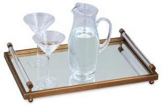 Moderne Brass Tray