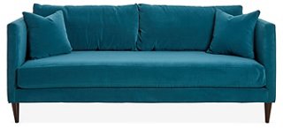 Michelle Sofa, Peacock Velvet