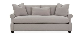 Beaston Roll Arm Sofa Greige Crypton