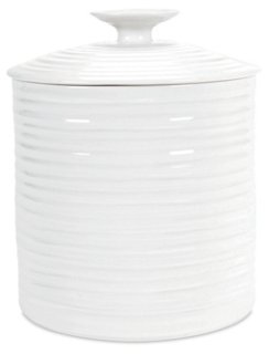 Portmeirion - Sophie Conran Canister, White | One Kings Lane