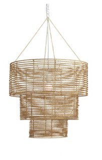 Cleo 1-Light Chandelier - Almond - Selamat