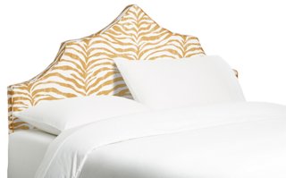 Camille Headboard - Ochre Zebra