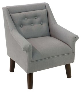 childrens grey chair