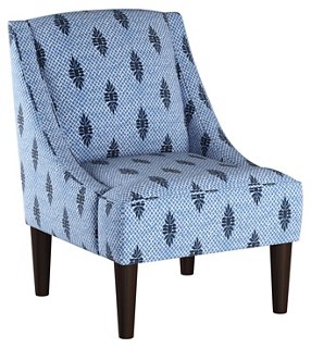 Quinn Swoop Arm Accent Chair Boca Medallion One Kings Lane