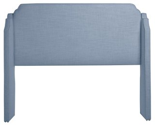 One Kings Lane Aurora Wingback Headboard, French Blue One Kings Lane
