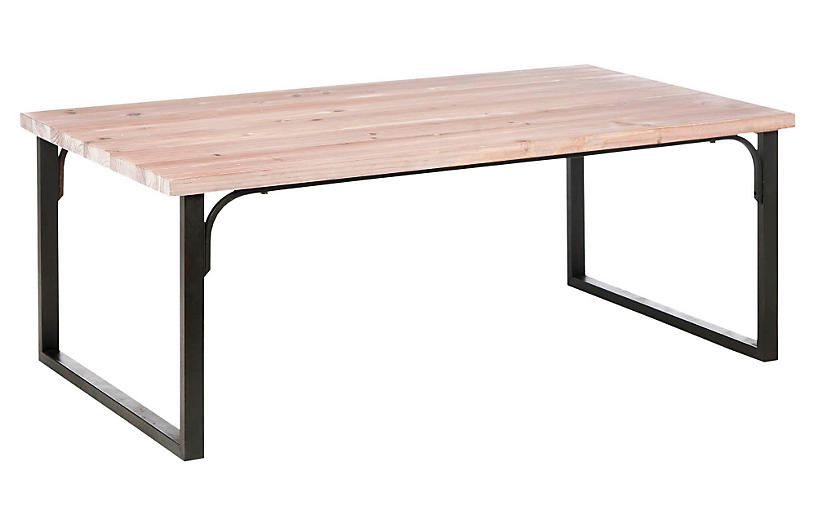 Mabel Coffee Table - Pickled Oak