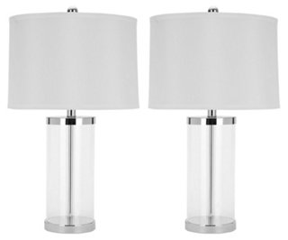 glass table lamps