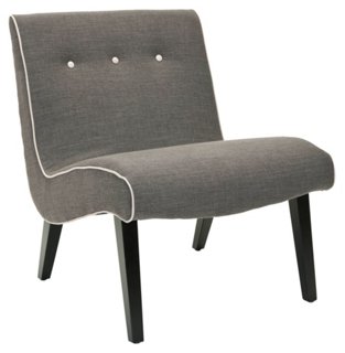 Maxwell Chair, Charcoal/Beige