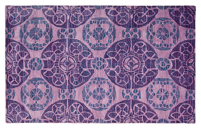 Bleeker Rug - Purple - 2'3